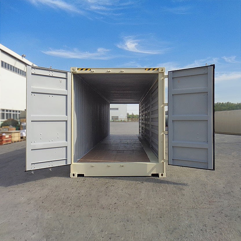 40&rsquo;HC New (1-trip) &ldquo;Openside&rdquo; Shipping Container - Container Consultants Australia