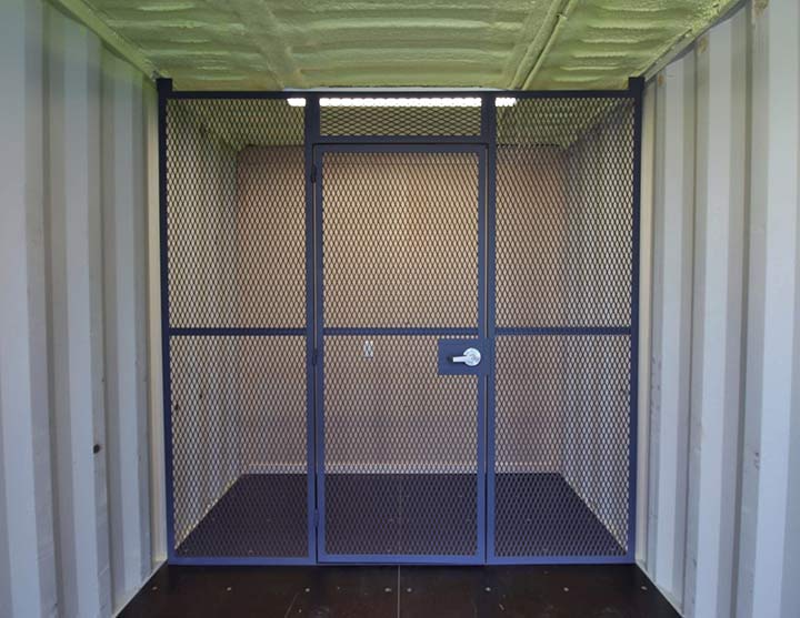 7&prime; Office Container + Storage Locker