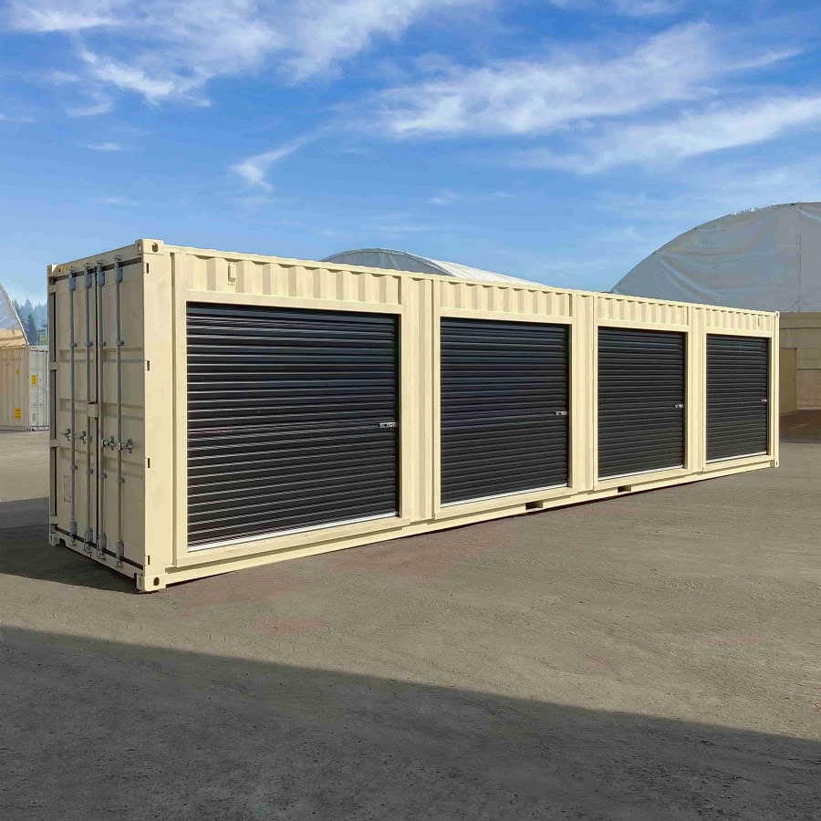 40&rsquo;HC &ldquo;CONTAINMENT CUBE&rdquo; with 4 x Roll Up Doors - Container Consultants Australia