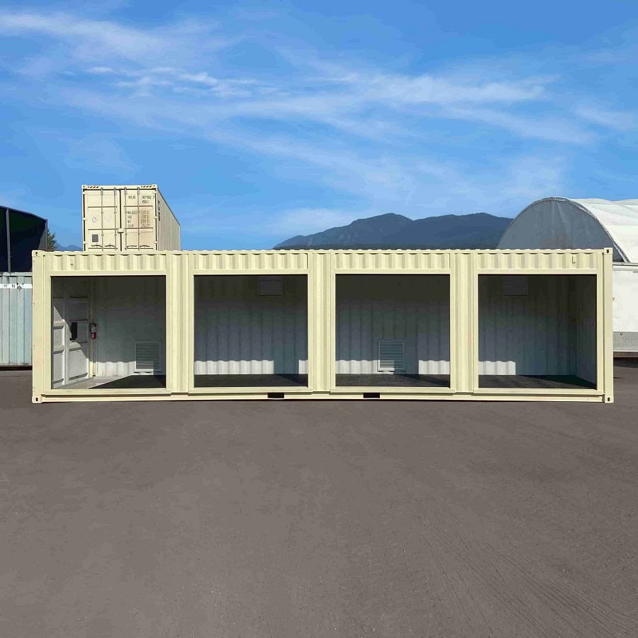 40&rsquo;HC &ldquo;CONTAINMENT CUBE&rdquo; with 4 x Roll Up Doors - Container Consultants Australia