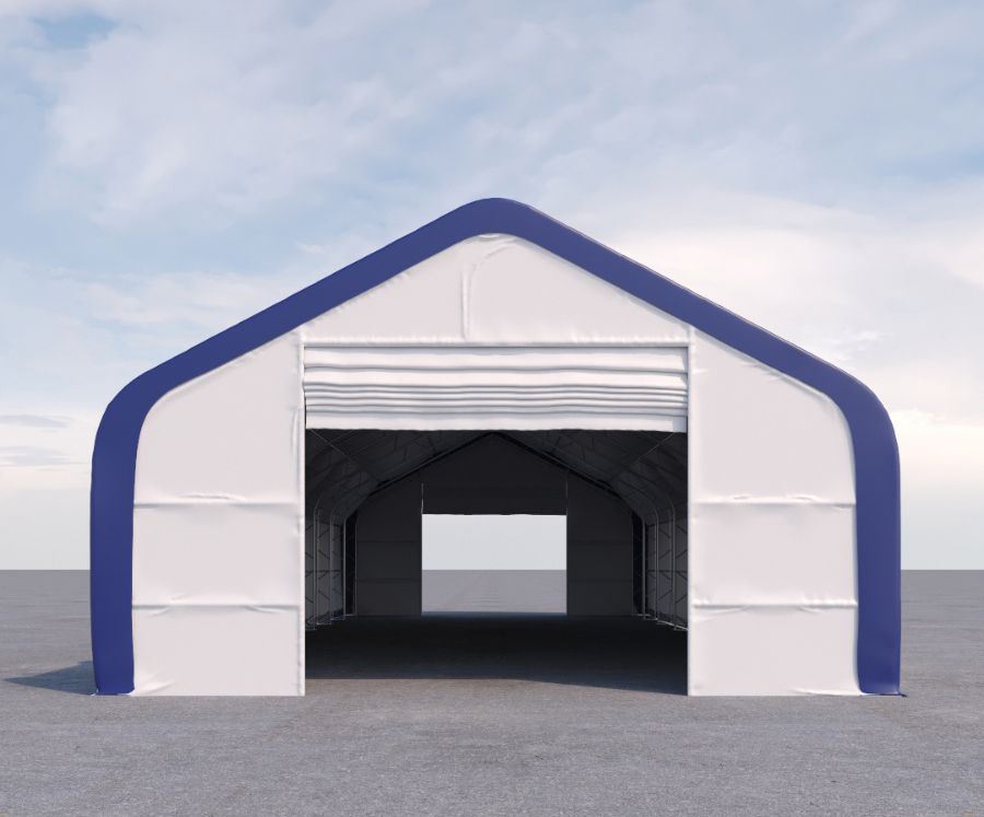 Dual Truss Storage Shelter (30&prime; x 80&prime; x 20&prime;) - Container Consultants Australia