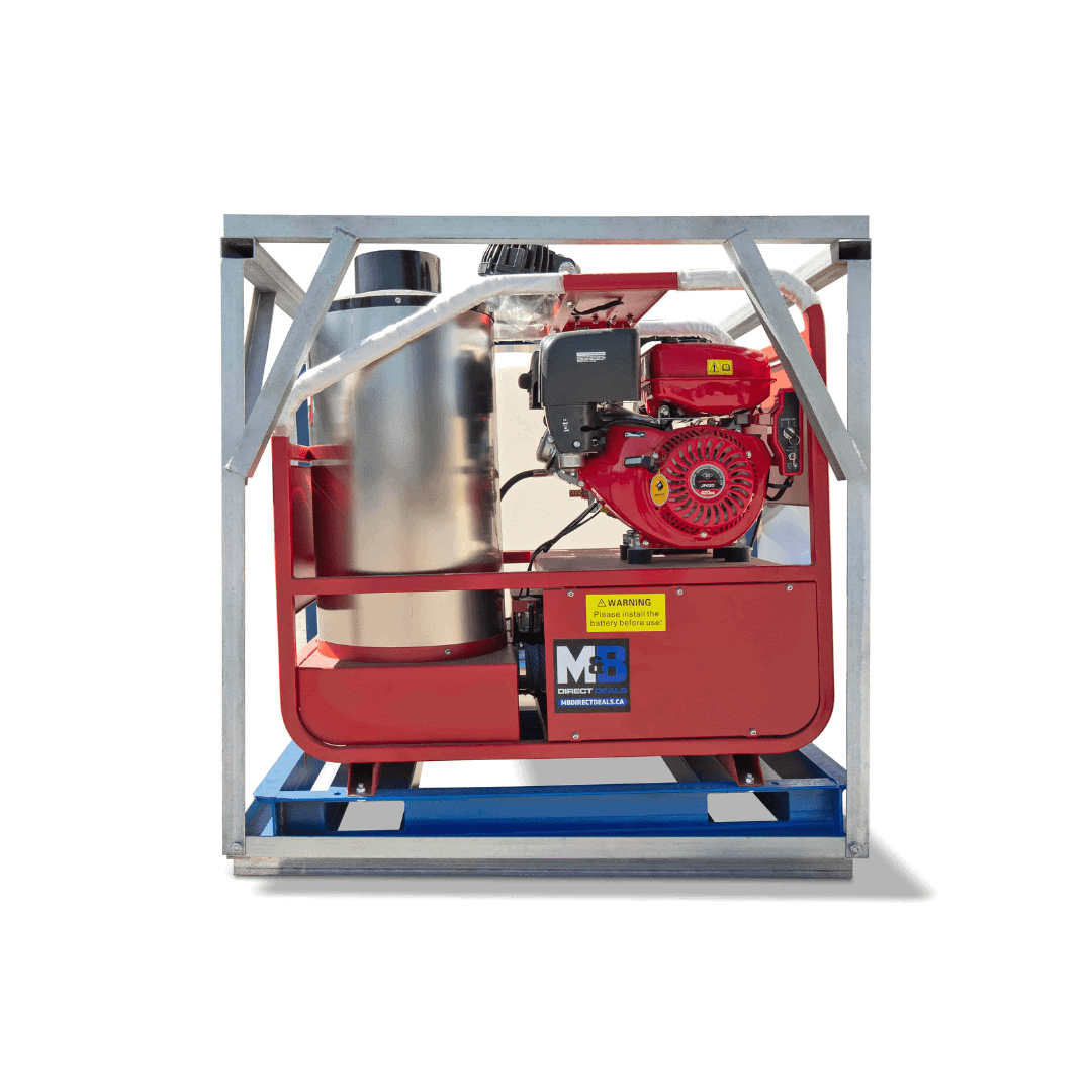 M&B | 4000 PSI Self Contained Hot Water Pressure Washer - Container Consultants Australia