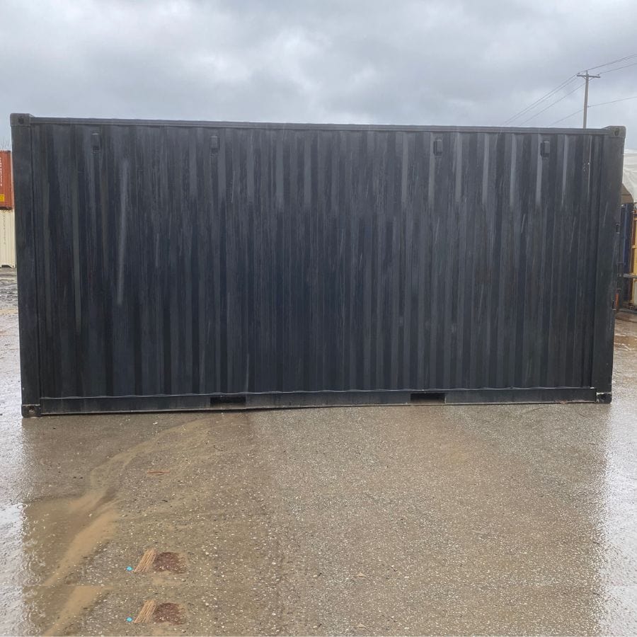 20&rsquo;HC New (1-Trip) Shipping Container &ndash; Painted Black - Container Consultants Australia