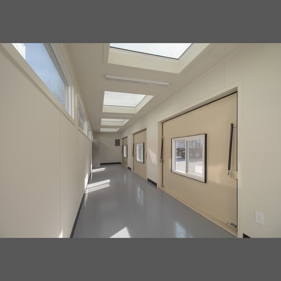 40&rsquo; Art Studio w/Flip up Doors - Container Consultants Australia