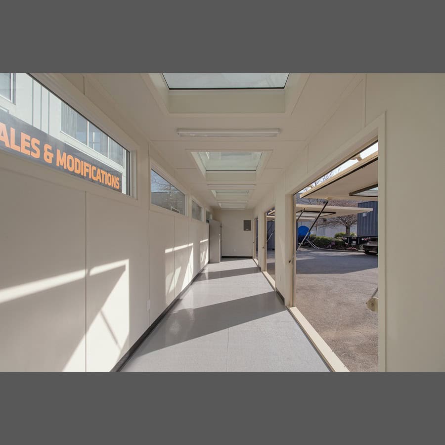 40&rsquo; Art Studio w/Flip up Doors - Container Consultants Australia