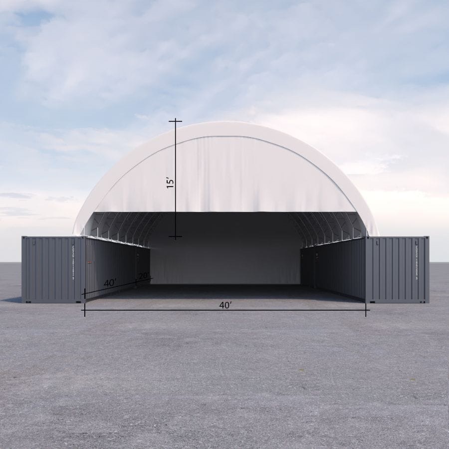 40&rsquo; x 60&rsquo; Container Shelter - Container Consultants Australia