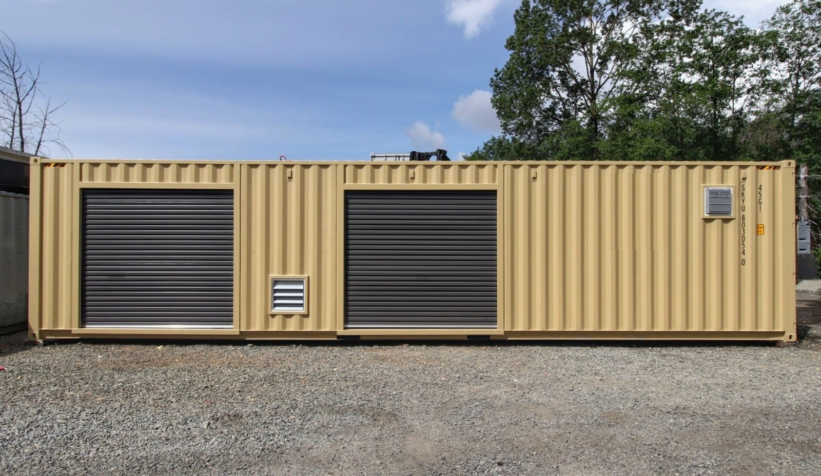 40&prime; Compressor Room - Container Consultants Australia
