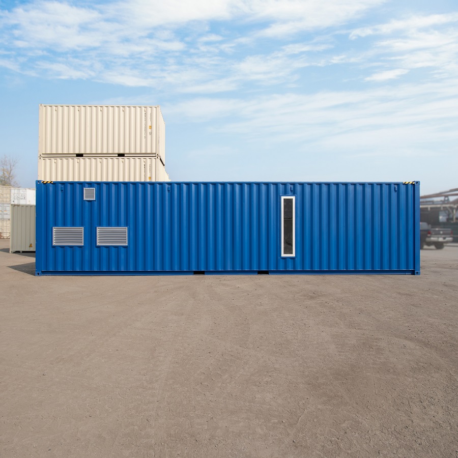 40&rsquo; Custom Equipment Housing Unit - Container Consultants Australia