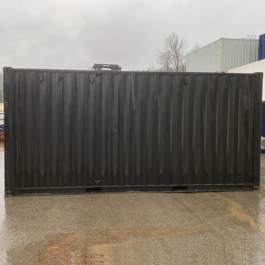 20&rsquo;HC New (1-Trip) Shipping Container &ndash; Painted Black - Container Consultants Australia